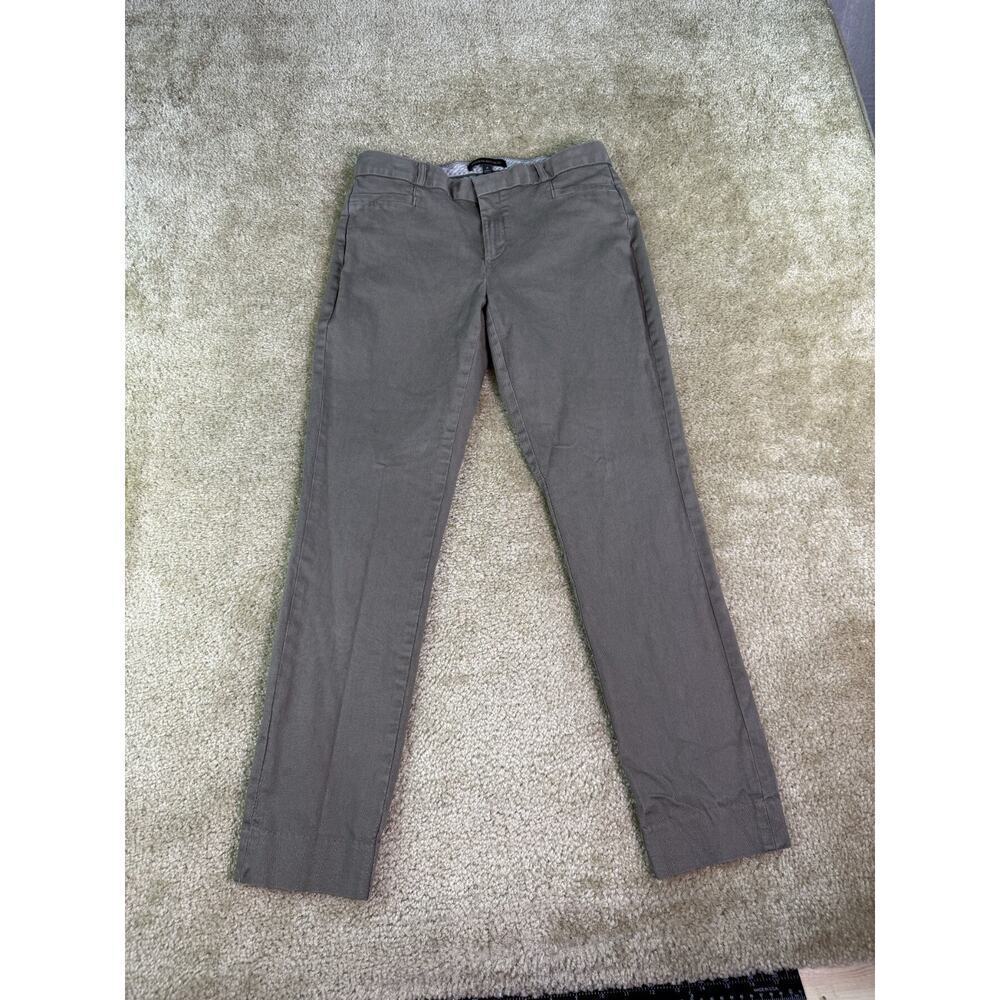 Banana Republic Women's Size 4 Brown Sloan Fit Stretch Straight Pants C175